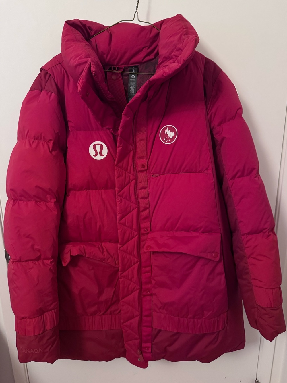 Lululemon Team Canada Paralympic Puffer Jacket